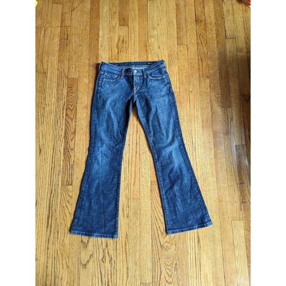 Citizens Of Humanity Denim - Citizens of Humanity‎ Y2K Boho Size 27 Ingrid #002 Low Rise Flare Blue Jeans